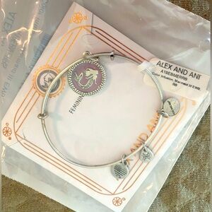 BNWT Alex & Ani silver mermaid bracelet